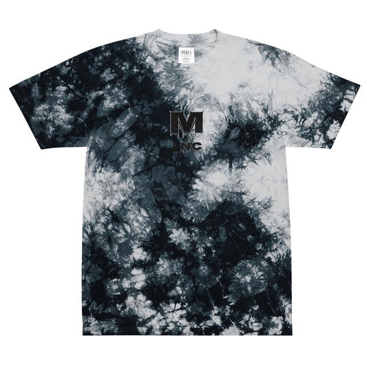 Valuema "VM.inc" Oversized tie-dye t-shirt Black / White
